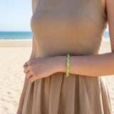 OCEAN MAXI Designer Bracelet / Necklace Neon Yellow