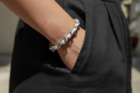 OCEAN MAXI Designer Armband / Halskette Off White