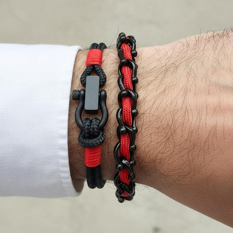 OCEAN MAXI Designer Bracelet / Necklace Red