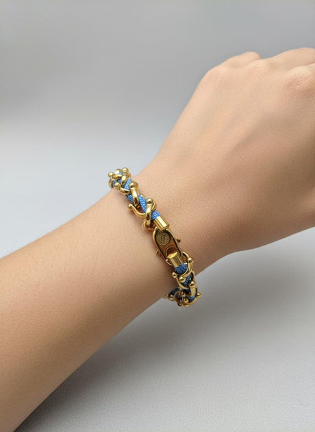 OCEAN MAXI Designer Bracelet / Necklace Soft Blue