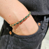 OCEAN MINI Designer Bracelet / Necklace Dark Green