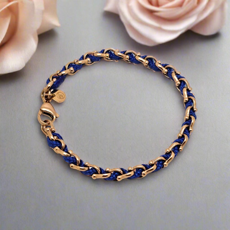 OCEAN MINI Designer Bracelet / Necklace Electric Blue