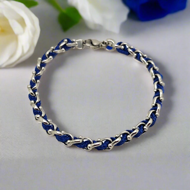 OCEAN MINI Designer Bracelet / Necklace Electric Blue