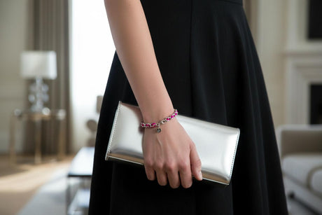 OCEAN MINI Designer Bracelet / Necklace Fuchsia