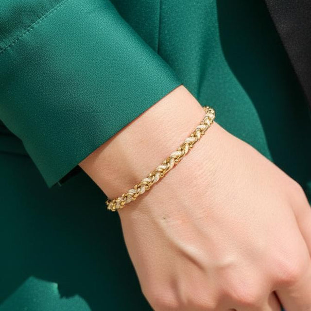 OCEAN MINI Designer Bracelet / Necklace Gold