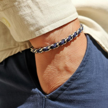 OCEAN MINI Designer Bracelet / Necklace Navy Blue