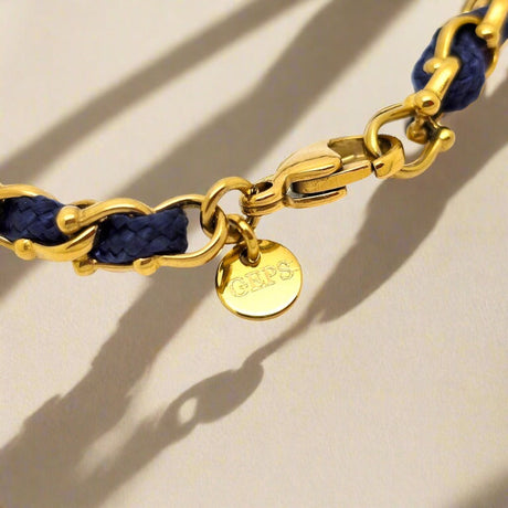 OCEAN MINI Designer Bracelet / Necklace Navy Blue