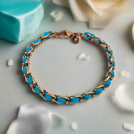 OCEAN MINI Designer Bracelet / Necklace Turquoise