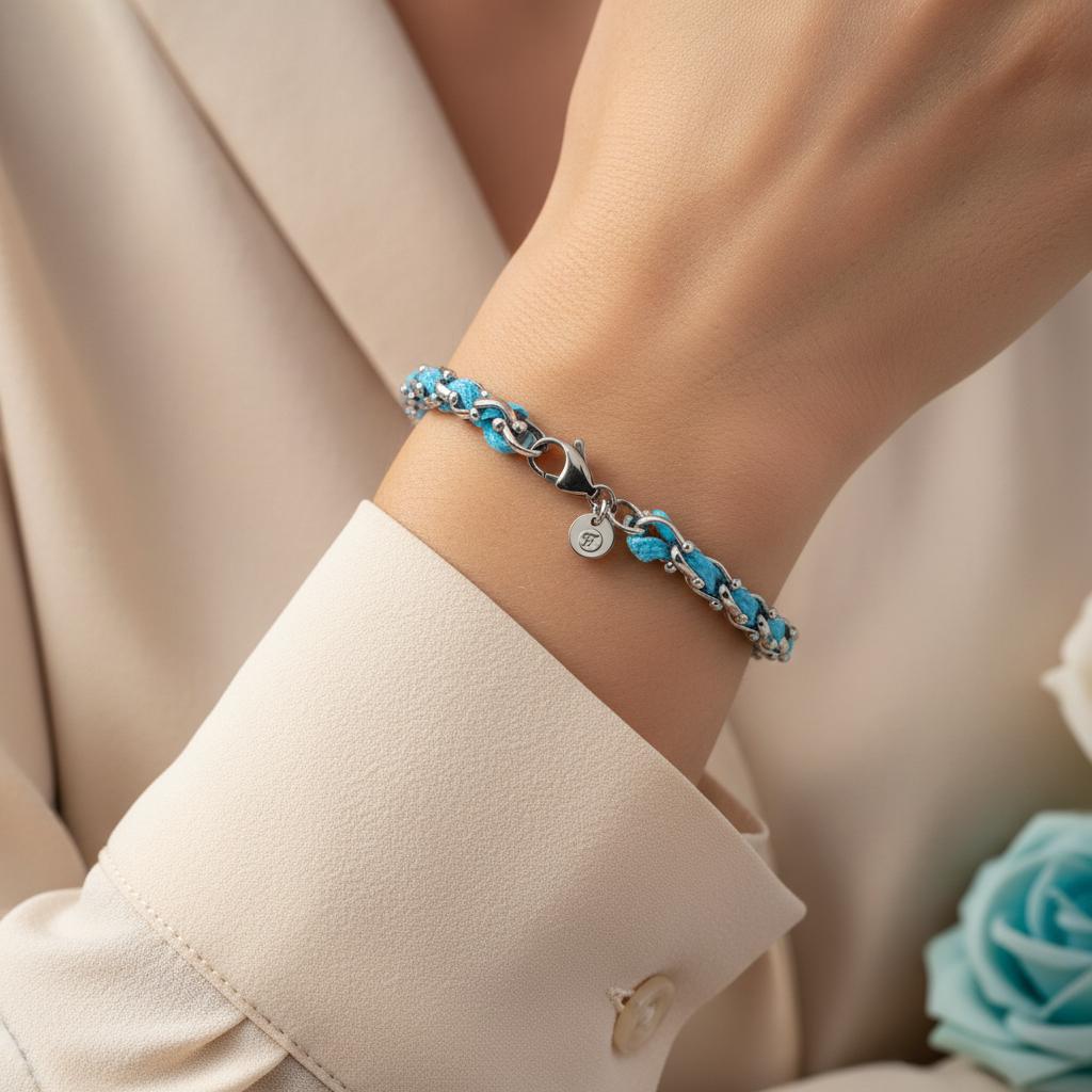 OCEAN MINI Designer Bracelet / Necklace Turquoise