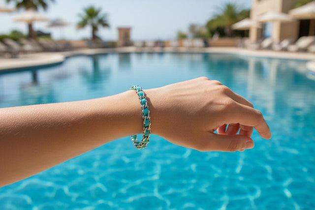 OCEAN MINI Designer Bracelet / Necklace Turquoise Green