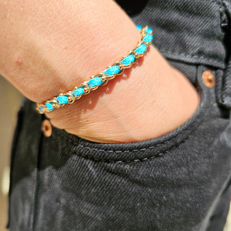 OCEAN MINI Designer Bracelet / Necklace Turquoise