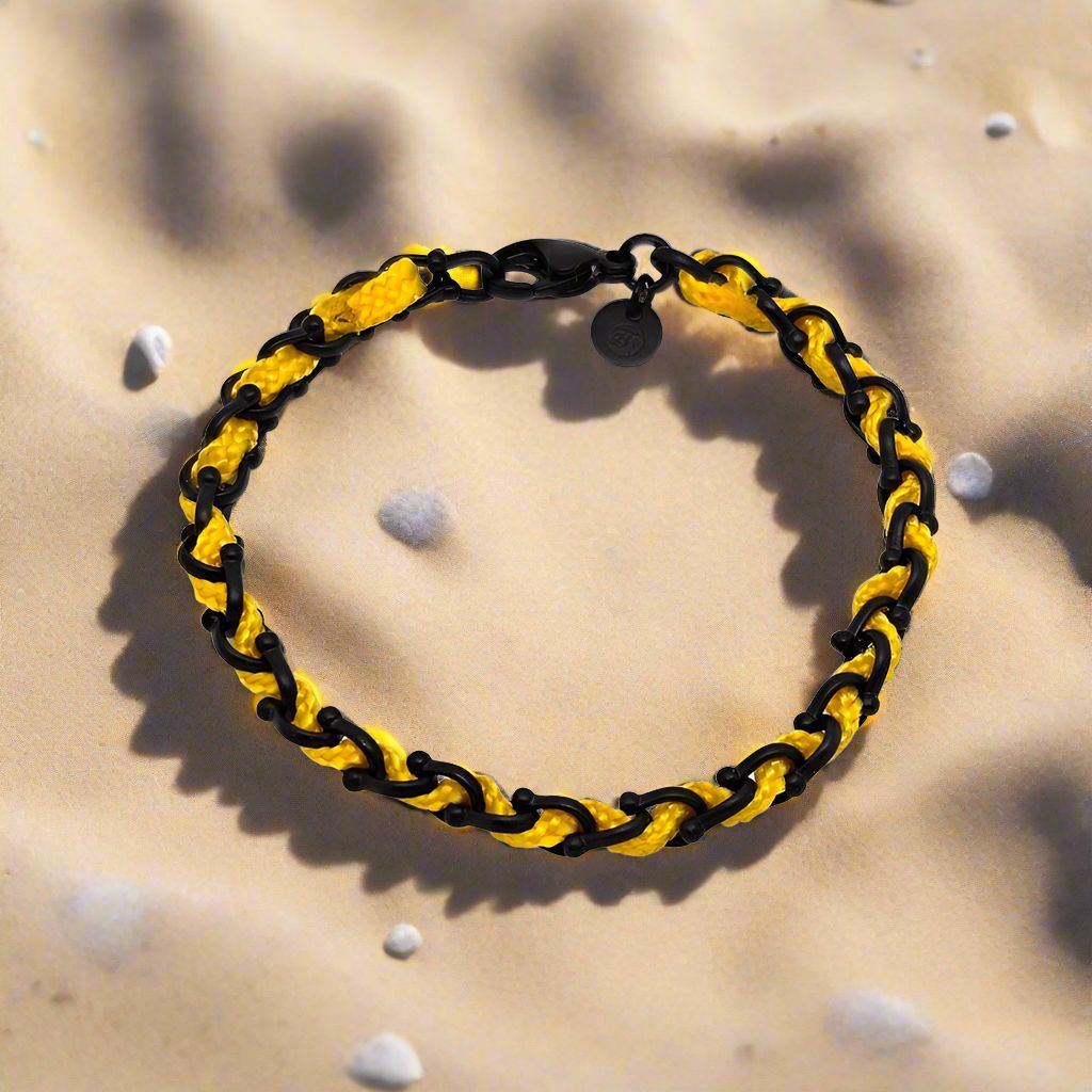 OCEAN MINI Designer Bracelet / Necklace Yellow