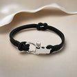 ROYAL mini shackle bracelet black