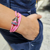 SAILOR mini boat bracelet baby pink