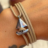 SAILOR mini boat bracelet beige