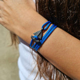 SAILOR mini boat bracelet blue