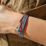 SAILOR mini boat bracelet dark grey