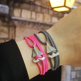 SAILOR mini boat bracelet dark grey