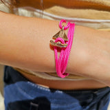 SAILOR mini boat bracelet fuchsia