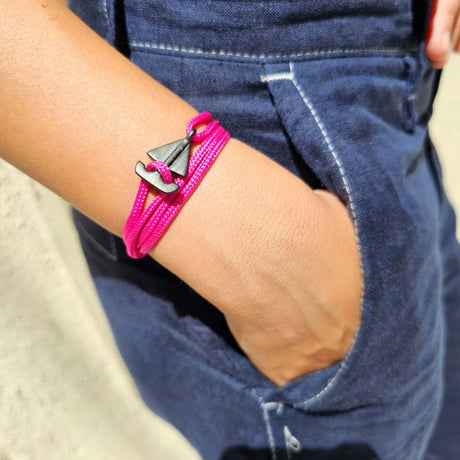 SAILOR mini boat bracelet fuchsia