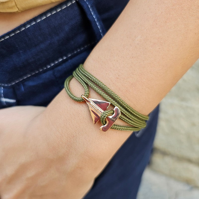 SAILOR mini boat bracelet khaki