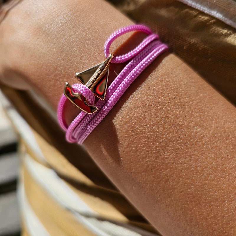 SAILOR mini boat bracelet lavender pink