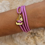 SAILOR mini boat bracelet lavender pink