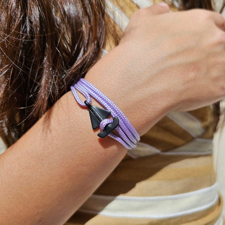 SAILOR mini boat bracelet lavender purple