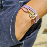 SAILOR mini boat bracelet lavender purple