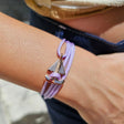 SAILOR mini boat bracelet lavender purple