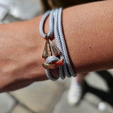 SAILOR mini boat bracelet light grey