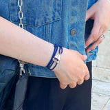 SAILOR mini boat bracelet navy blue