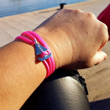 SAILOR mini boat bracelet neon pink