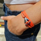 SAILOR mini boat bracelet orange