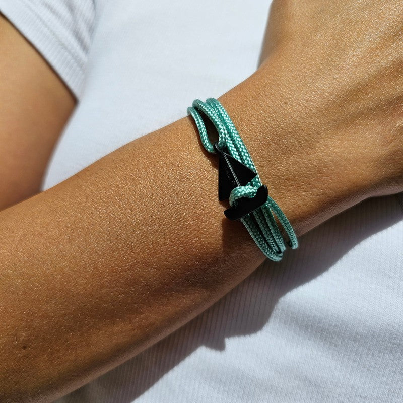 SAILOR mini boat bracelet sea green