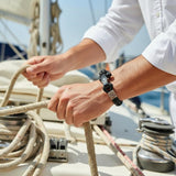 SEAMAN Compass Bracelet Black Camo