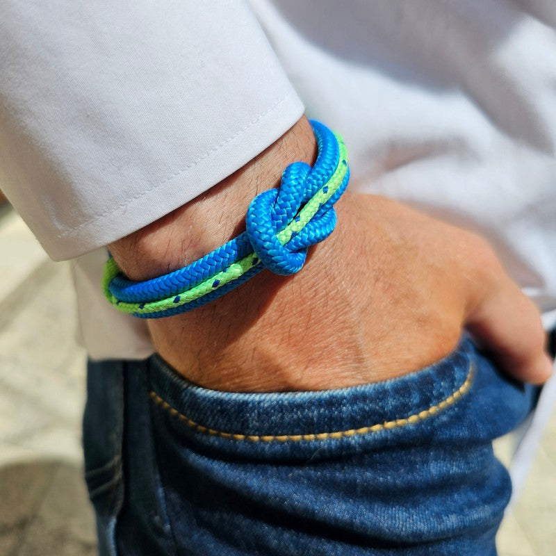 SEAMAN Compass Bracelet Blue Green