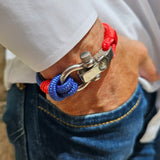 SEAMAN Compass Bracelet Blue Red