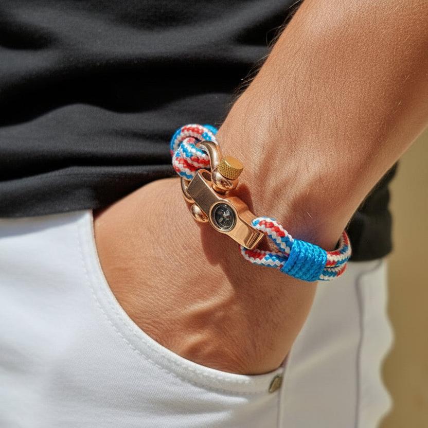 SEAMAN Compass Bracelet Croatian Mix