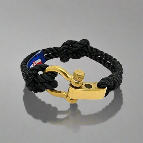 WAVES Soft Rope Bracelet Black