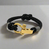 WAVES Soft Rope Bracelet Black Grey