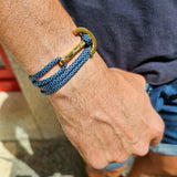 YACHT CLUB big anchor bracelet blue mix