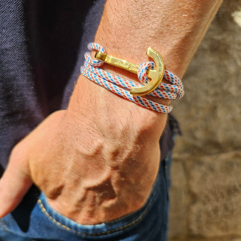 YACHT CLUB big anchor bracelet preppy style