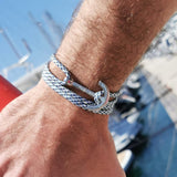 YACHT CLUB big anchor bracelet preppy style