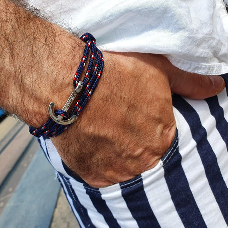 YACHT CLUB medium anchor bracelet Croatian mix