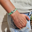 YACHT CLUB mini anchor bracelet baby green