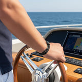 YACHT CREW big anchor bracelet black