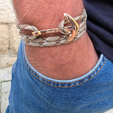 YACHT CREW big anchor bracelet camo