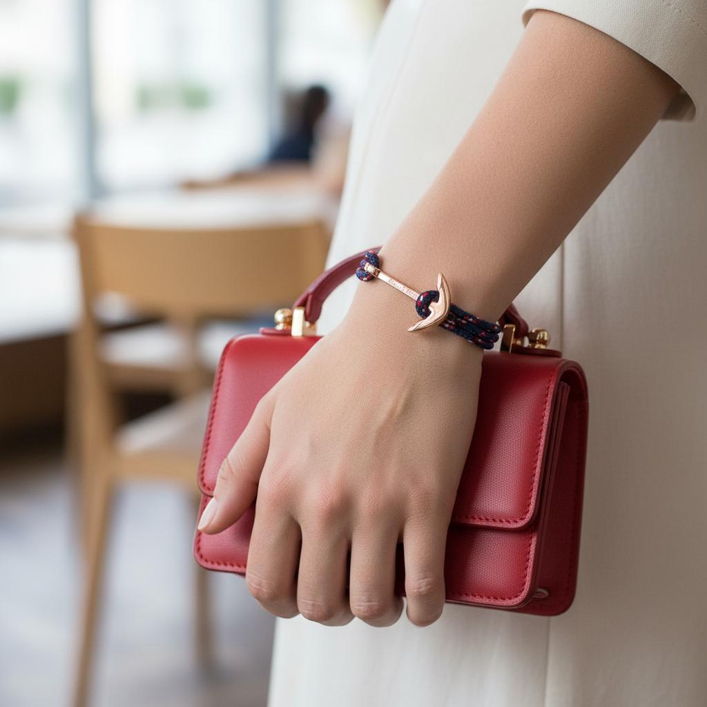 YACHT CREW medium anchor bracelet Croatian mix