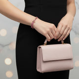 YACHT CREW medium anchor bracelet lavender pink